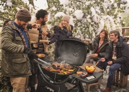 Auch wenn es draußen friert, darf der Griller glühen, Grillen im Winter