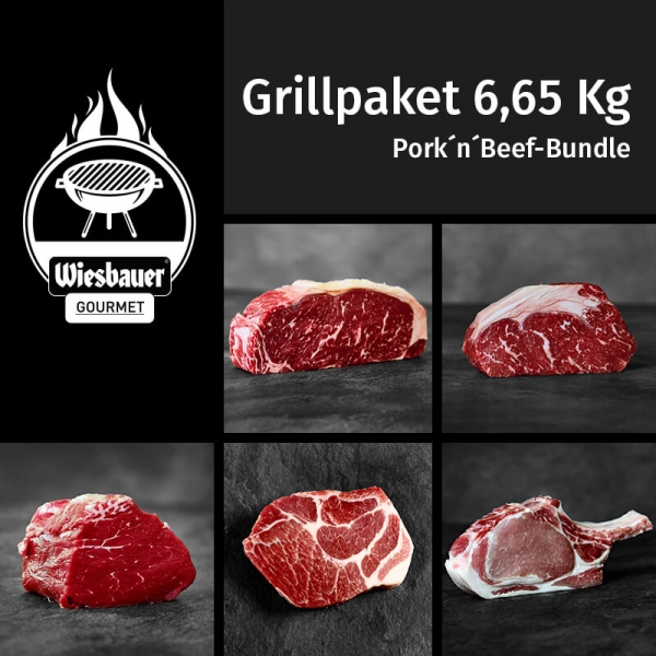 Grillpakete 6,65 Kg Pork n Beef Bundle