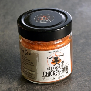 Chicken Rub - Hähnchen Gewürzmischung 150 g. Geflügel Hähnchen Gewürzmischung online kaufen / bestellen. Chicken Rib vom Grillmeister Marcel Ksoll!