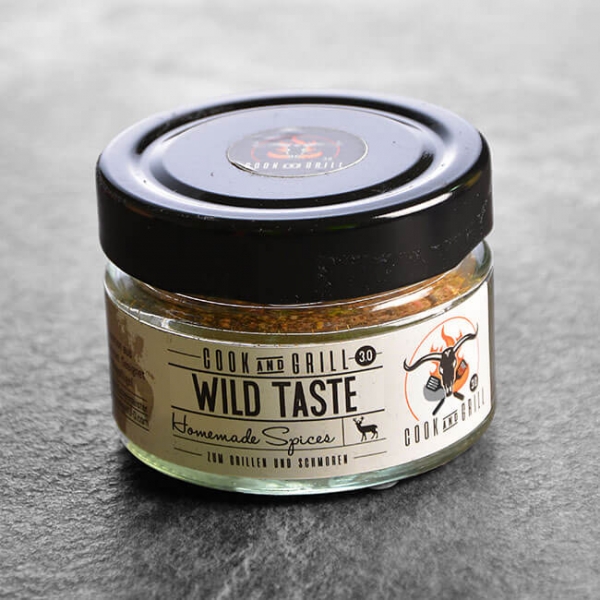 Wild Taste - Gewürzmischung Wildgerichte 40 g kaufen. Wild Taste kaufen. Ideal für Wildfleisch Gerichte. Wild Taste Gewürz von Grillmeister Marcel Ksoll!