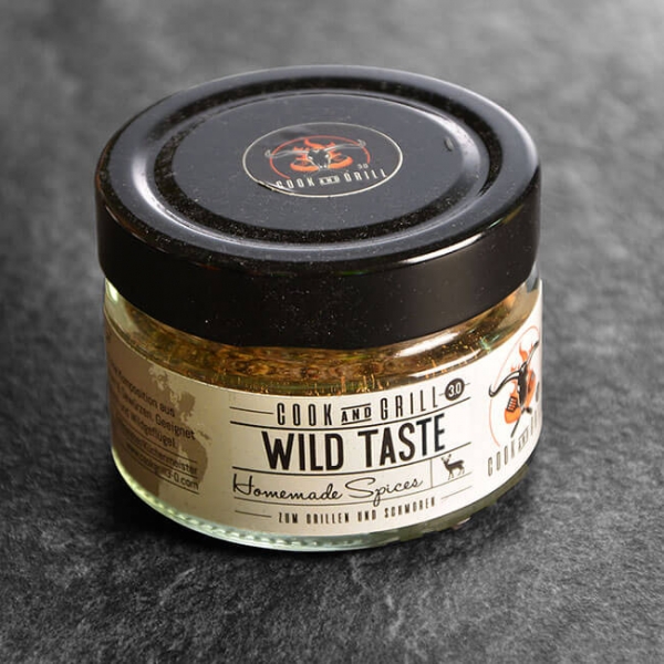 Wild Taste - Gewürzmischung Wildgerichte 40 g kaufen. Wild Taste kaufen. Ideal für Wildfleisch Gerichte. Wild Taste Gewürz von Grillmeister Marcel Ksoll!