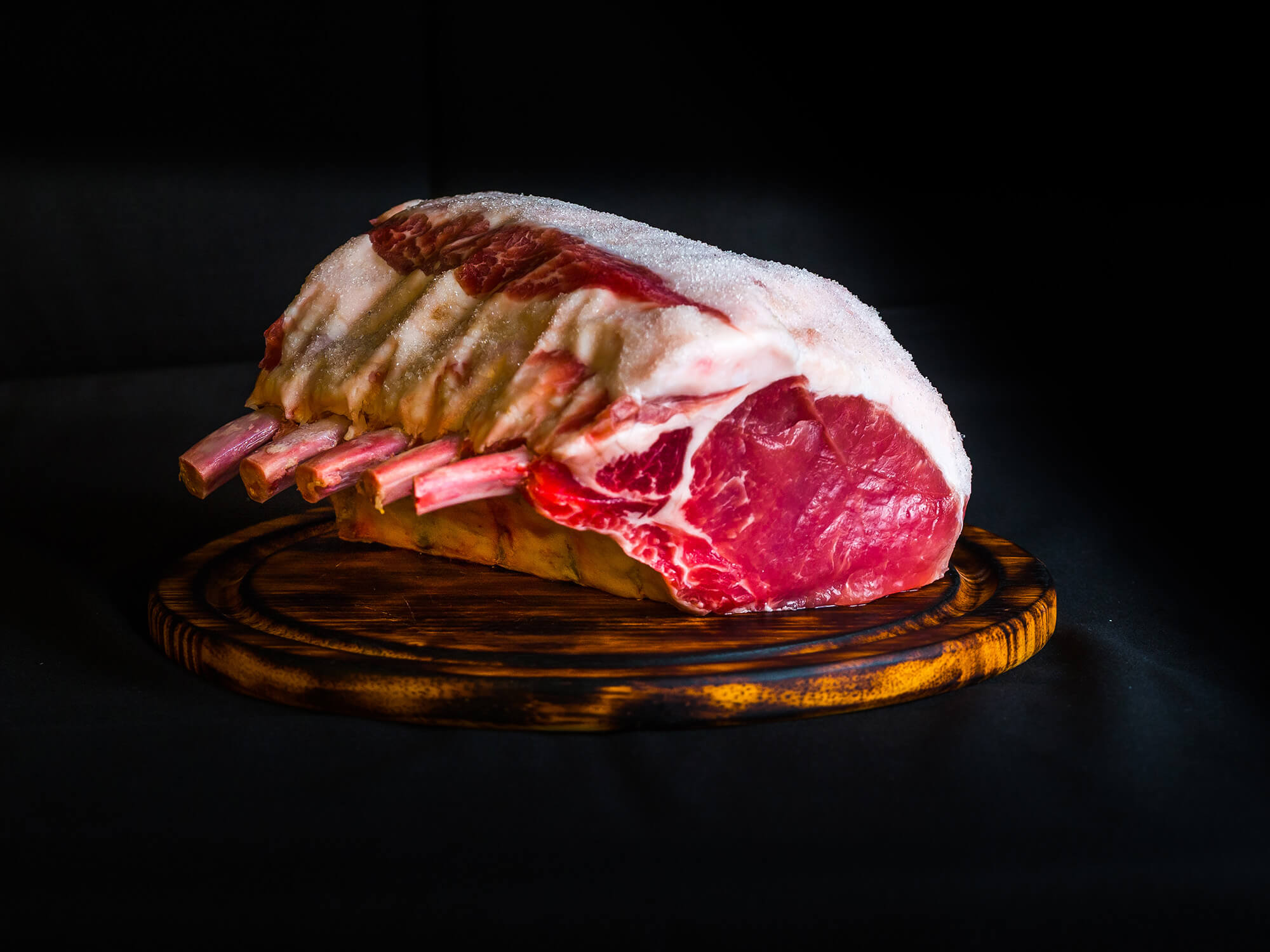 Mangaliza Rack - Mangalitza-Karree. Mangaliza Schweinefleisch online kaufen