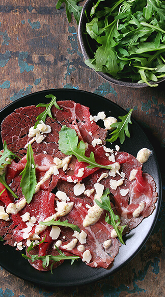 Carpaccio in aller Munde. Carpaccio kaufen, Carpaccio bestellen, Carpaccio online bestellen