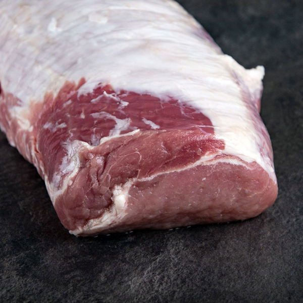 Schweins-Karreerose aus Österreich. Duroc Karreerose. Karree, Schweinerücken, Schweinelachs, Rippenstück, Schweinekarree, Karree vom Schwein, Karreerose