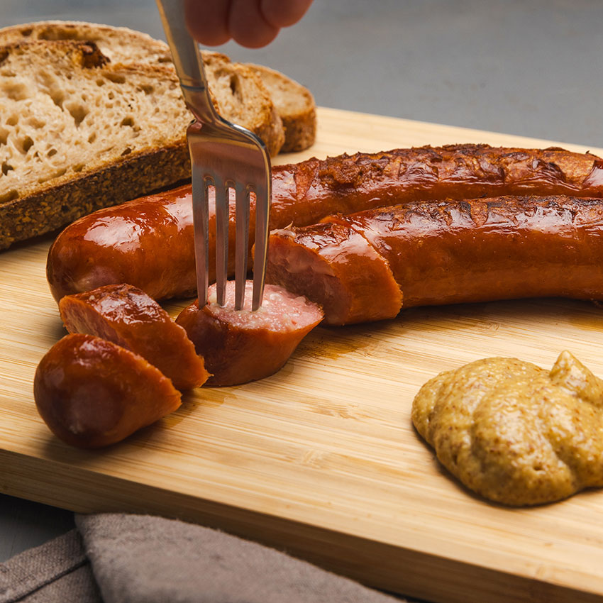 Käsekrainer online kaufen, Käsekrainer bestellen. Wiesbauer Gourmet Käsekrainer in Spitzen Qualität