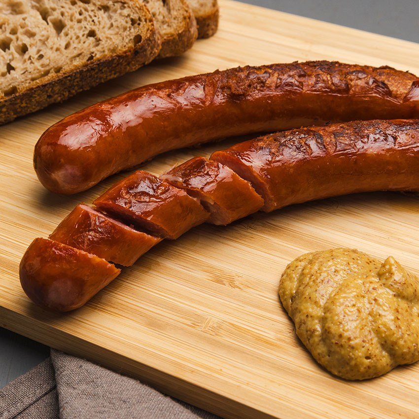 Käsekrainer online kaufen, Saftige Käsekrainer bestellen. Wiesbauer Gourmet Käsekrainer in Spitzen Qualität