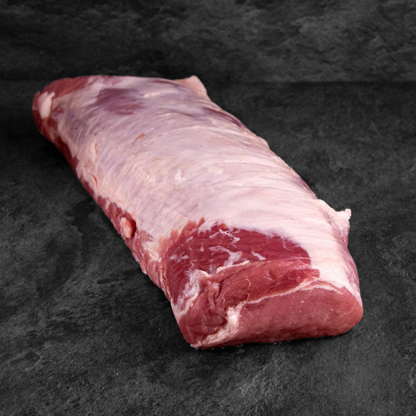 Schweins-Karreerose aus Österreich. Duroc Karreerose. Karree, Schweinerücken, Schweinelachs, Rippenstück, Schweinekarree, Karree vom Schwein, Karreerose