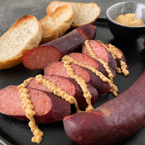 Waldviertler Wurst 130 g Wiesbauer Gourmet. Waldviertler kaufen. Waldviertler Würstel online bestellen. Waldviertler Wurst kaufen