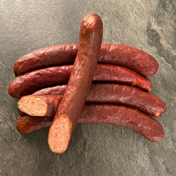 Waldviertler Wurst 130 g Wiesbauer Gourmet. Waldviertler kaufen. Waldviertler Würstel online bestellen. Waldviertler Wurst kaufen