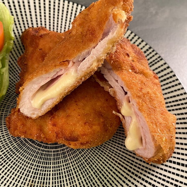 Puten Cordon bleu kaufen, Puten Cordon bleu fertig paniert online bestellen. Puten Cordon bleu Wiesbauer