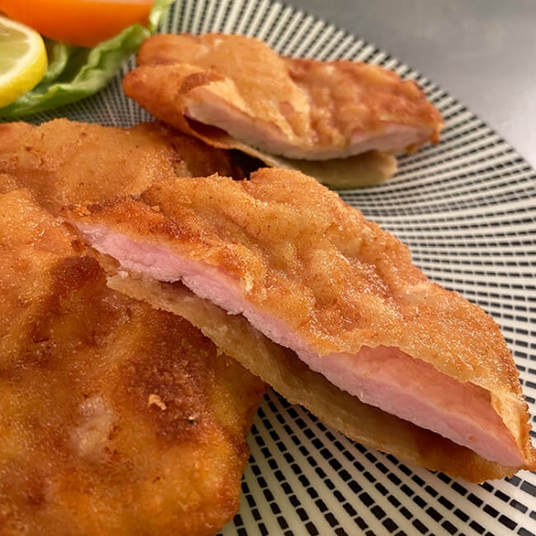 Schweine Surschnitzel paniert online bestellen im Online Shop bei Wiesbauer Gourmet