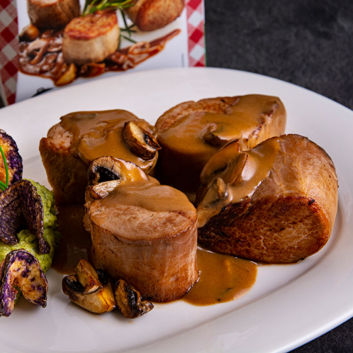 Original Sous Vide Schweinefilet mit Pilzrahmsauce 550 g gelingsicher Original Sous Vide Schweinefilet mit Pilzrahmsauce 550 g gelingsicher