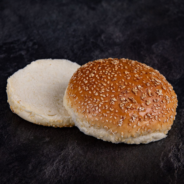 Handgemachte Brioche Buns mit Sesam, Doppelpack 220 g