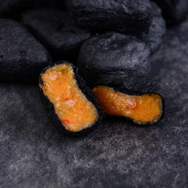 Schwarze Chili Cheese Nuggets Halloween Bites Fingerfood – 1.000 g