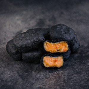 Schwarze Chili Cheese Nuggets Halloween Bites Fingerfood – 1.000 g