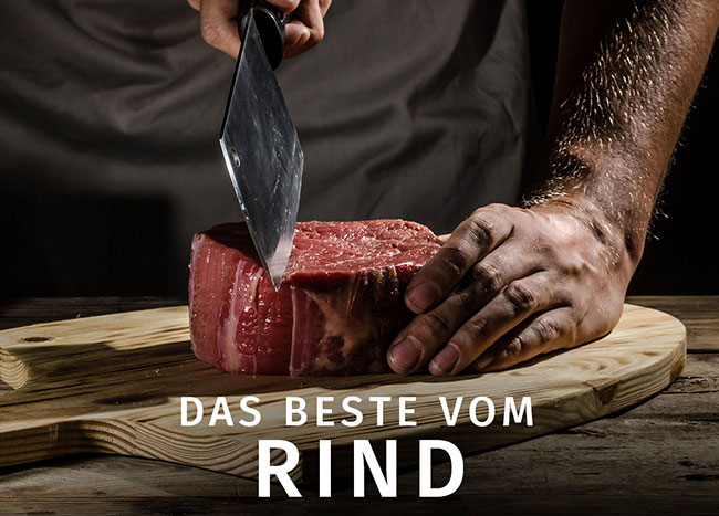 Wiesbauer Gourmet Rindfleisch online bestellen Sortiment. Rindfleisch, bestes Fleisch vom Rind. Rinder Steaks, Rindfleisch online kaufen