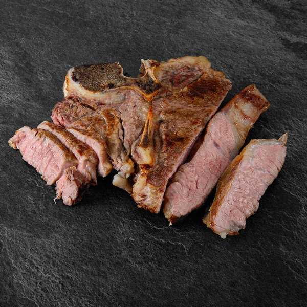 Kalb Rosé T-Bone Steak 500g aus Österreich. Kalbs T Bone Steak - AMA-Gütesiegel. Kalbs T Bone online bestellen! Kalbfleisch mit wenig Fett & Cholesterin