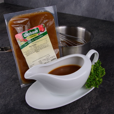 Geflügelsaft, Jus für Gänse und Enten 200 g. Geflügelsaft bestellen bei Wiesbauer Gourmet