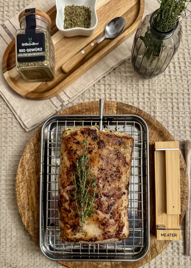 Daniels Iberico-Rücken mit Portweinsauce und Gemüse Daniels Iberico-Rücken mit Portweinsauce und Gemüse